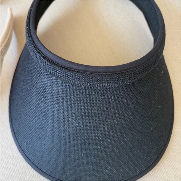 NEW Beautiful Sun Visor Set - Blue, Black, and Tan - Picture 8 of 11